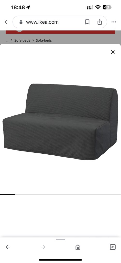 IKEA Sofa Bed last call must go by 5 May, Furniture & Home Living