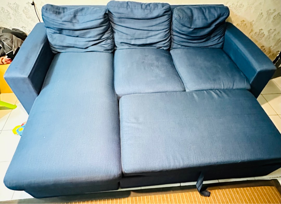 IKEA SOFA BED NEWLY DEEP CLEANED FOR SALE on Carousell