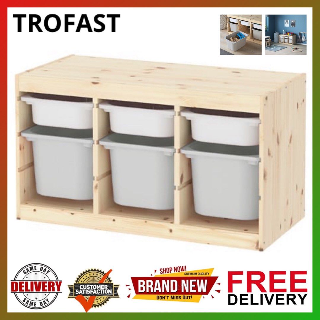 Trofast bins top in kallax