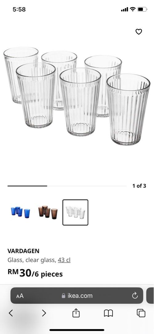 VARDAGEN Measuring cup, glass, 17 oz - IKEA