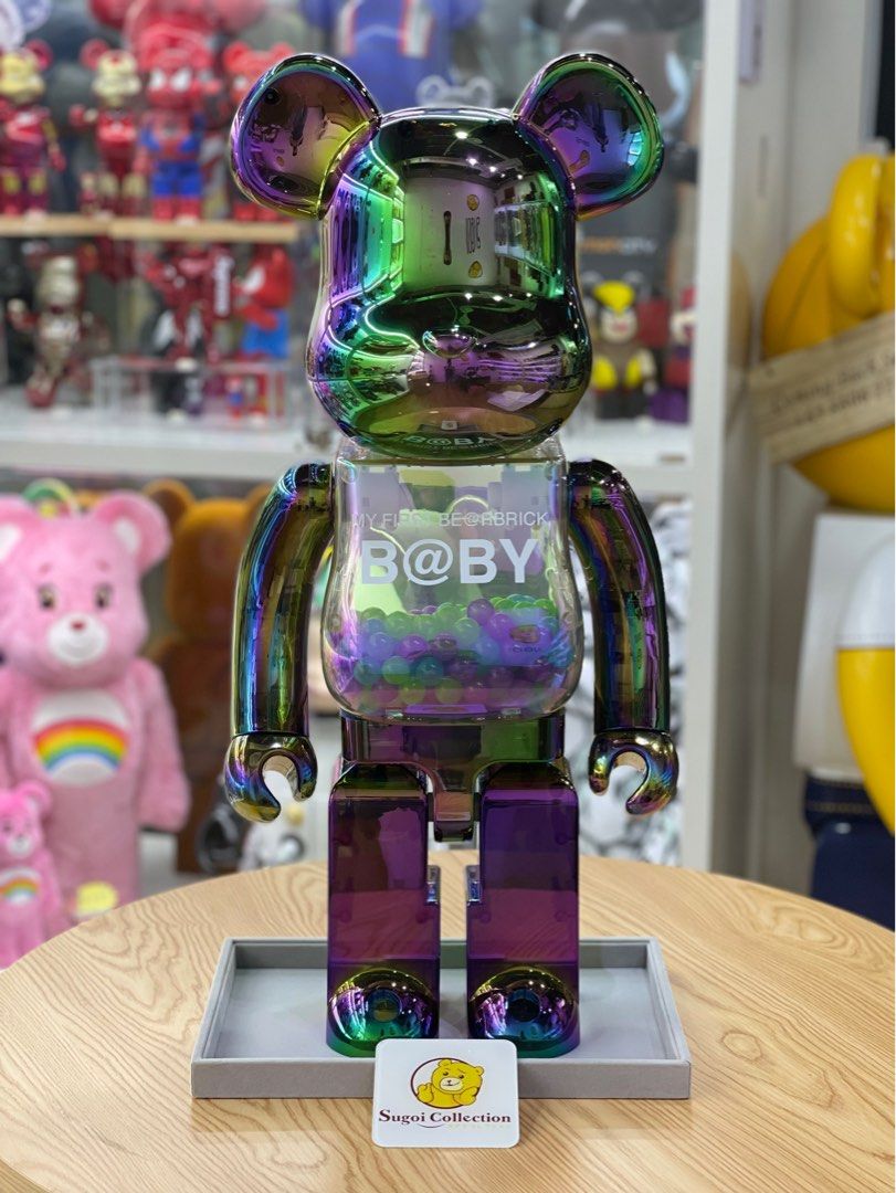 MY FIRST B@BY CLEAR BLACK CHROME 1000％ MY FIRST BE@RBRICK BLACK