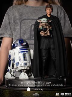 ‼️INCOMING Iron Studios The Mandalorian Luke Skywalker, R2-D2 and Grogu 1:4 Scale Statue. Sideshow. Prime 1 Studio. XM Studios