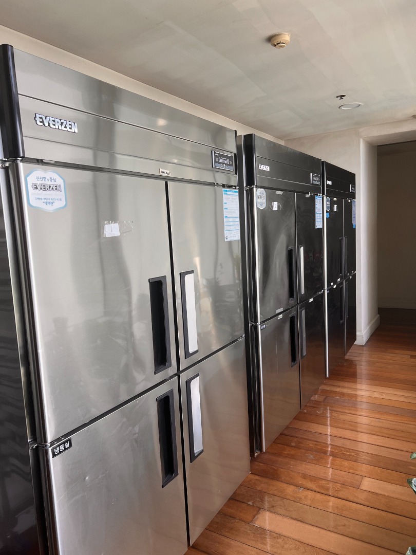 Industrial Fridge / Freezer Everzen, Furniture & Home Living, Office