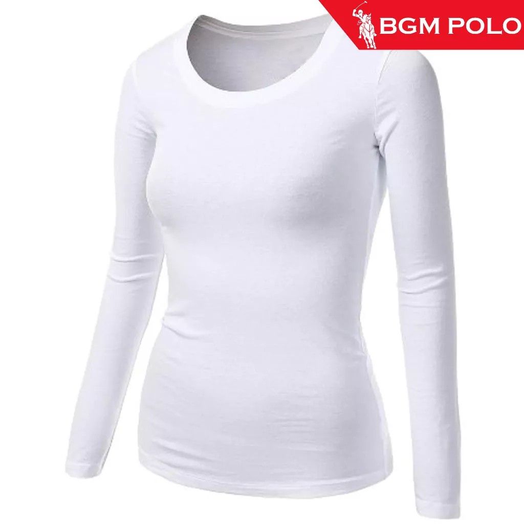 Innerwear BGM POLO Lady Muslimah Inner Shirt Long Sleeve Inner Lengan Panjang
