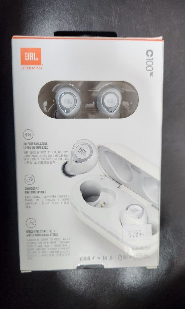 JBL C100tws True Wireless, 音響器材, 耳機 Carousell