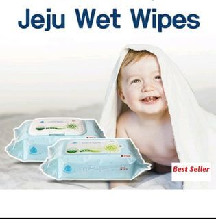 Jeju Baby Wet Wipes / 1 Ctn (Refill 10 packs , Cap 9 packs)