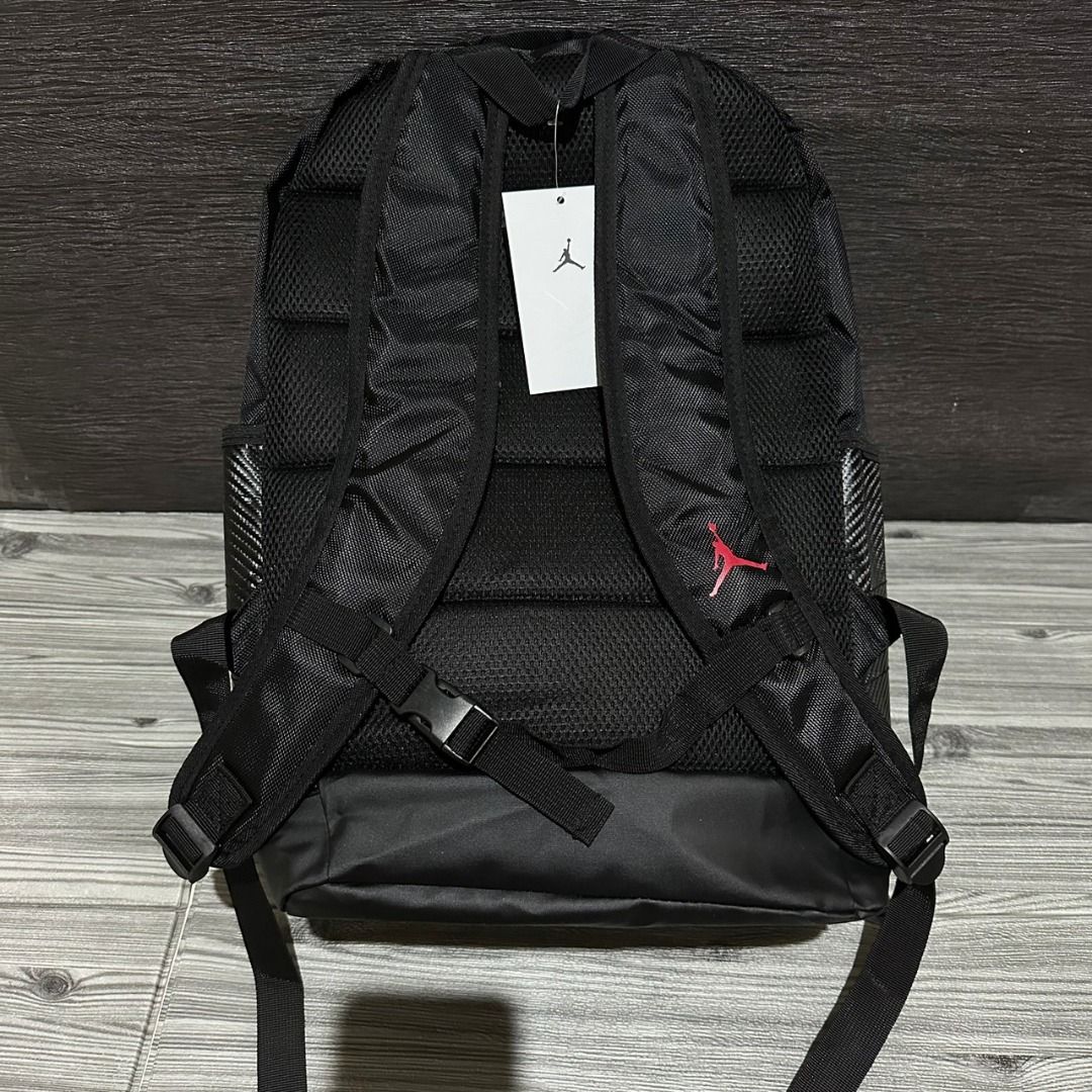 JORDAN BACKPACK MOTO BLACK Fesyen Pria Tas Dompet Ransel di