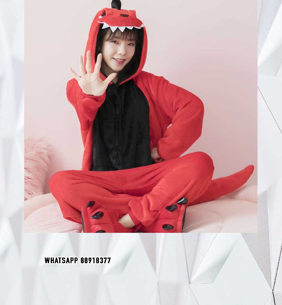 Kigurumi black Zebra Spongebob Tiger dragon purple fox dinosaur
