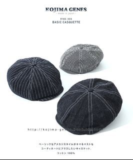KOJIMA GENES 日本兒島 小偷帽  貝雷帽 狩獵帽 報童帽  日系工裝穿搭 goopi melsing reretem03