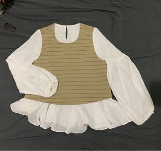Korean brown long sleeve