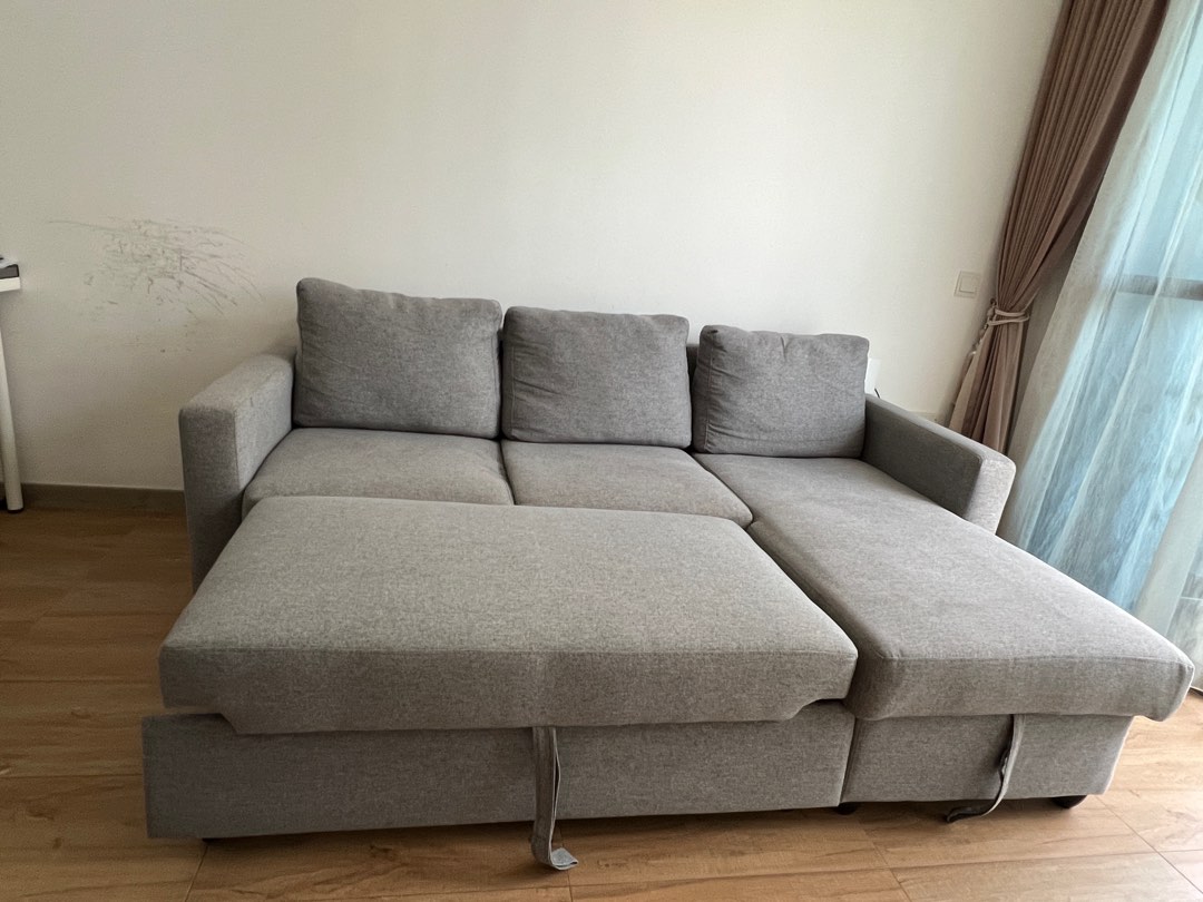 L shaped Sofa Bed Ikea, Furniture & Home Living, Furniture, Sofas on