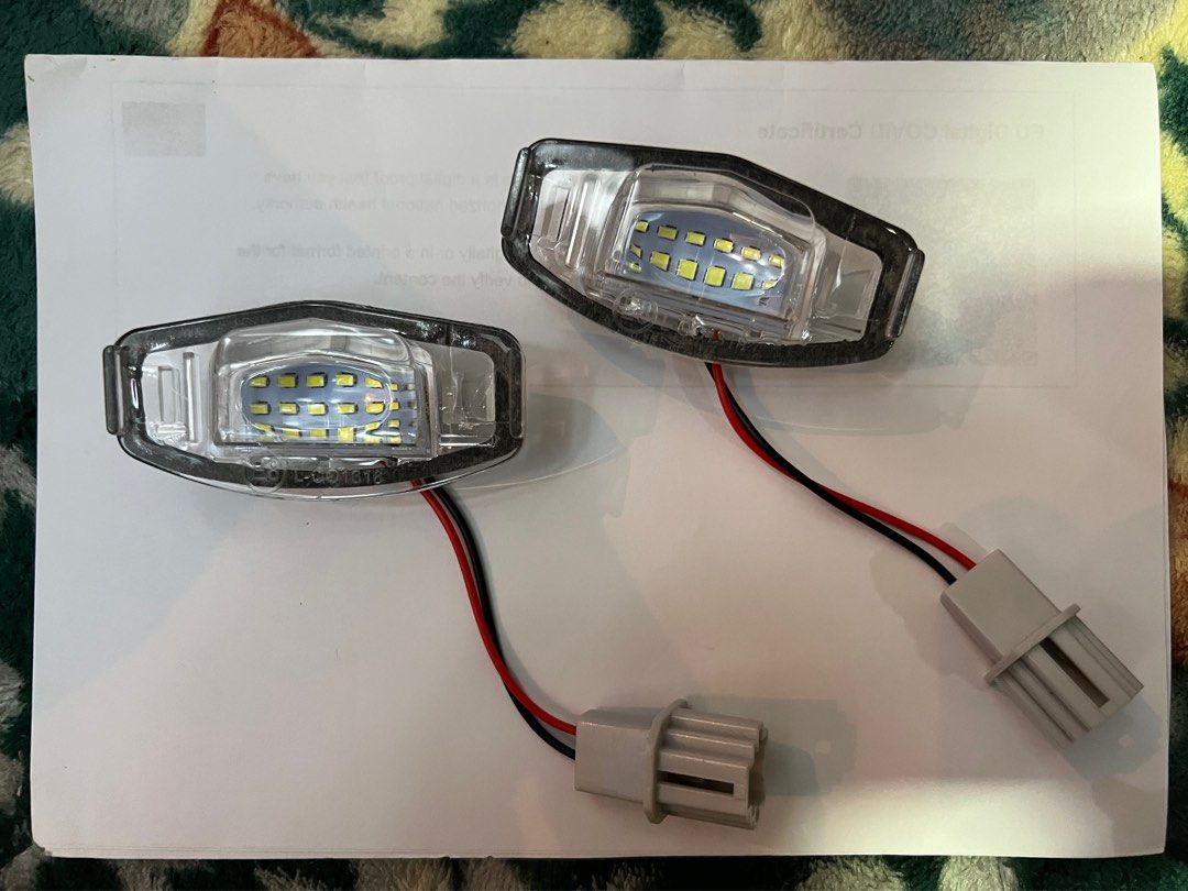 LED car plate light (HONDA CIVIC FD), Car Accessories, Electronics