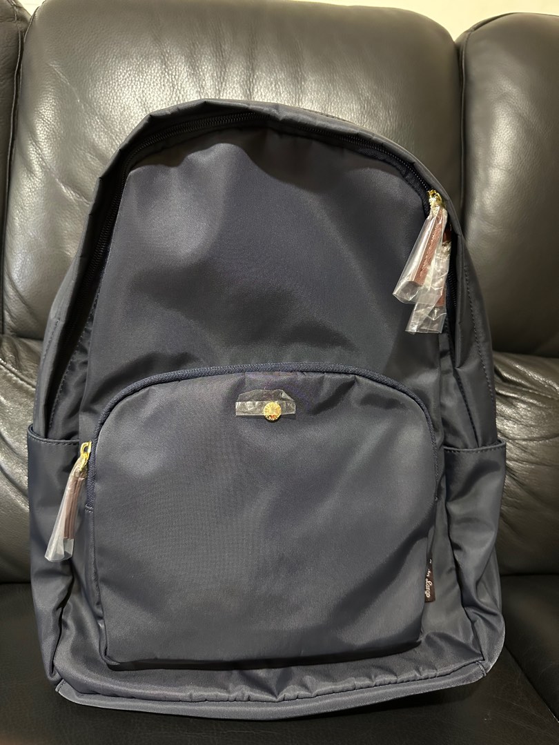 Legato Largo laptop backpack -Navy, Women's Fashion, Bags & Wallets ...