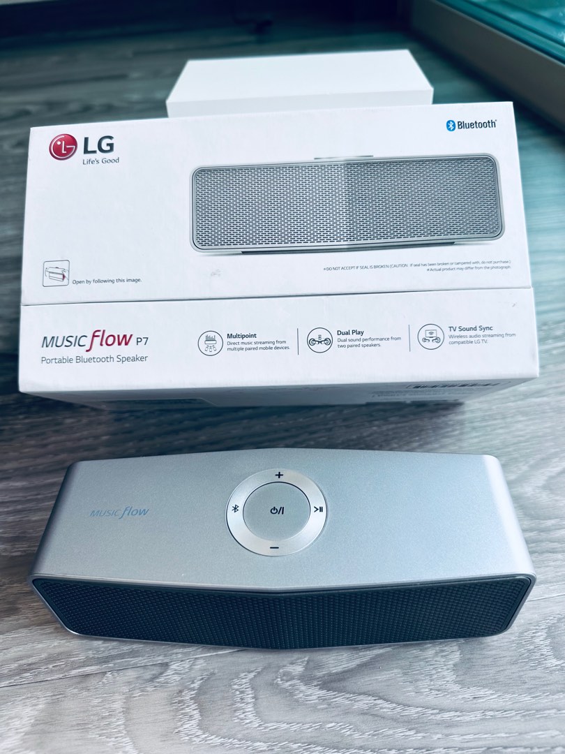 LG Portable Bluetooth Speaker (Model XBOOM Music Flow P7), Audio