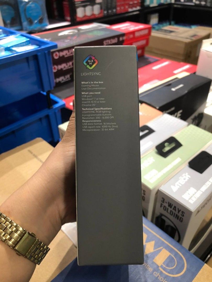 Logitech G102 LIGHTSYNC RGB Gaming Mouse Black (Category: Mouse & Mousepads) located in Makati City. Submitted by slaccessoriesshop (Listing ID 1227259770, Image 3). Description: Logitech G102 LIGHTSYNC RGB Gaming Mouse Black Available in color White ✅ Guaranteed Original / Brand New ✅ 7 days replacement for factory defect ✅ 1 year warranty ✅ Cash on delivery 💥 We issue SALES INVOICE 💥 Accepting BULK ORDERS --------------------------------- 📌 