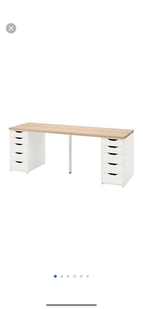 Gaming desk LAGKAPTEN ALEX DIY Desk Top for a Home Office 200cm