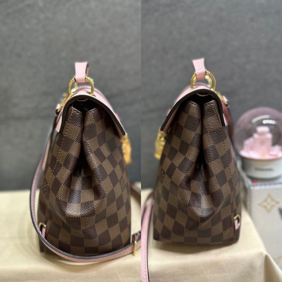 Louis Vuitton Pink Damier Ebene Canvas and Leather Clapton Backpack Louis  Vuitton | The Luxury Closet