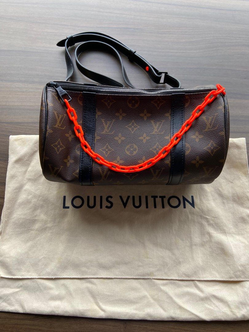 💯Moving SALES! Louis Vuitton Vigil Abloh Polochon Papillon Messenger (one  of rare pieces from Virgil Abloh), Luxury, Bags & Wallets on Carousell