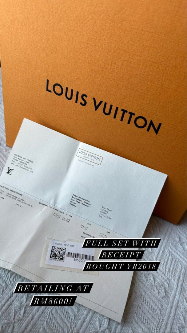 Louis Vuitton Croisette Damier Ebene N53000 Unboxing (No