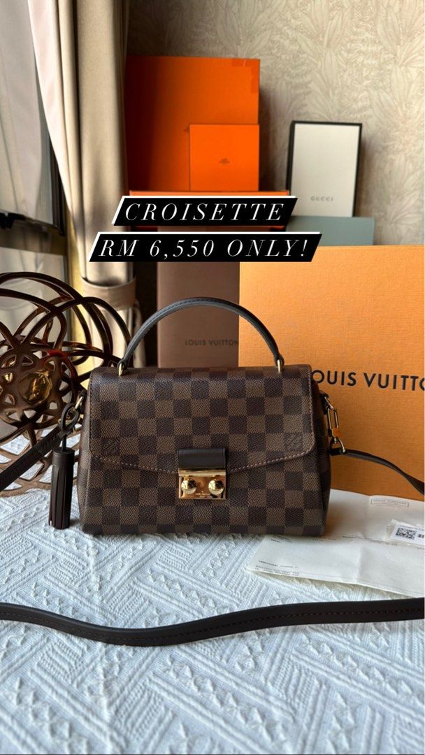 Louis Vuitton Croisette Damier Ebene N53000 Unboxing (No