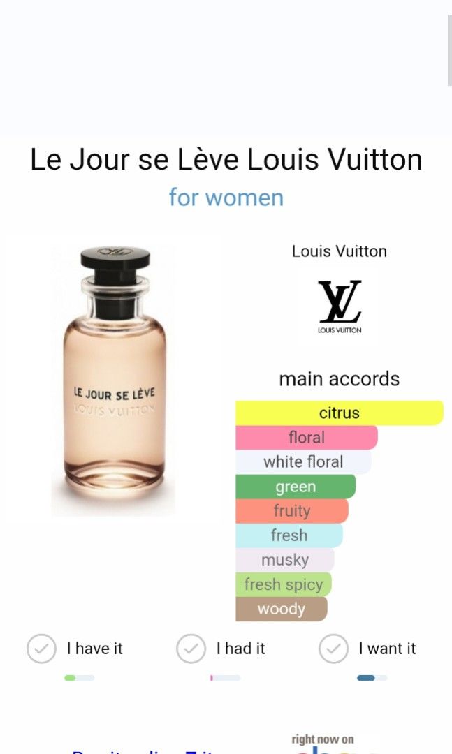 BEST SELLER Rose Des Vents Eau De Parfum 100ml No Cap by LV LOUIS VUITTON  Original Tester Eropa (NEW FULL BOX TANPA TUTUP)