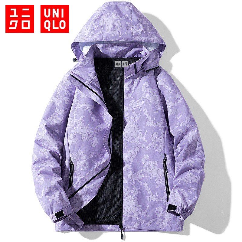 M 5XL Uniqlo Unisex Waterproof Jacket Camouflage Jacket Men s