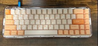 Melgeek mojo68 rose mechanical keyboard