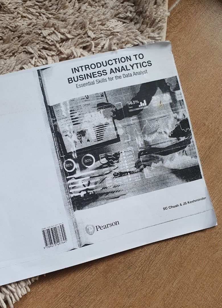 Mgt555 intro to business analytics textbook copy hobbies toys books