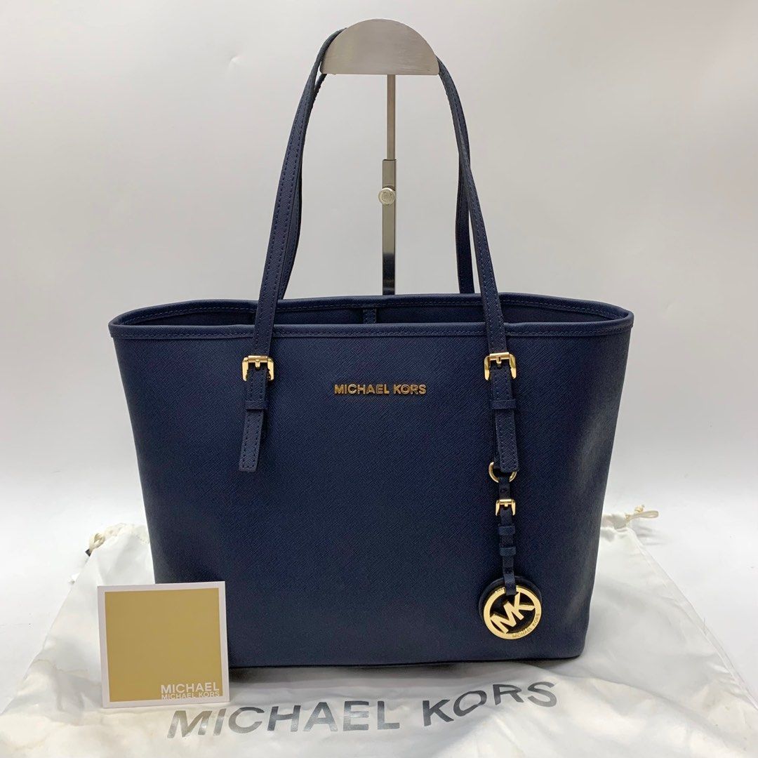 Michael kors 2025 navy tote bag