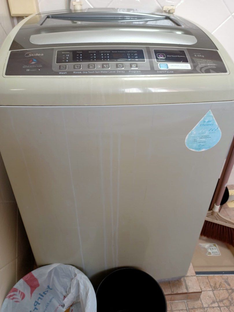 Midea Washing Machine 8.5kg, TV & Home Appliances, Washing Machines and