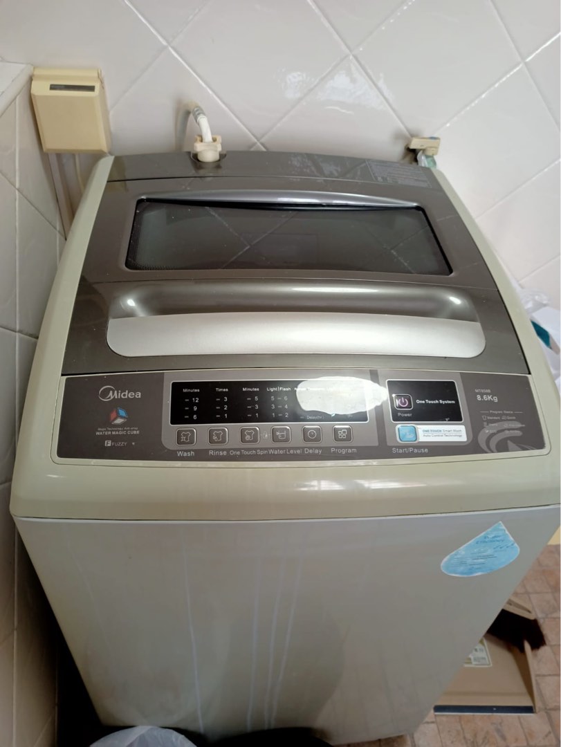 Midea Washing Machine 8.5kg, TV & Home Appliances, Washing Machines and