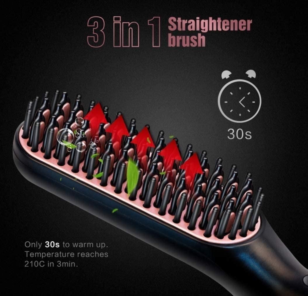 Liaboe hair top straightener brush