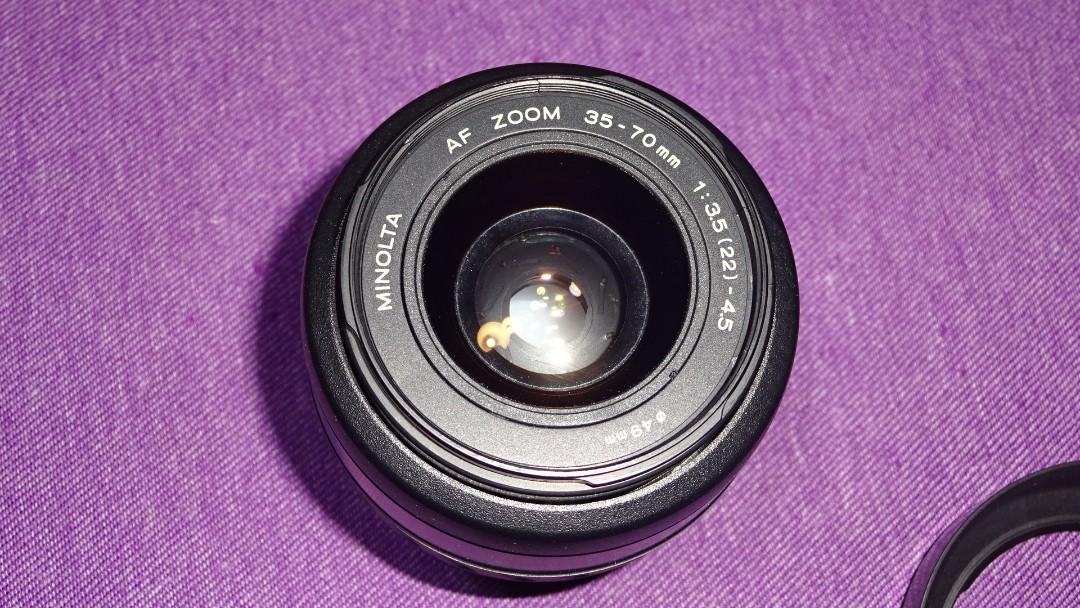 Minolta AF Zoom 3570mm f3.54.5 (22) lens made for Minolta Film SLRs