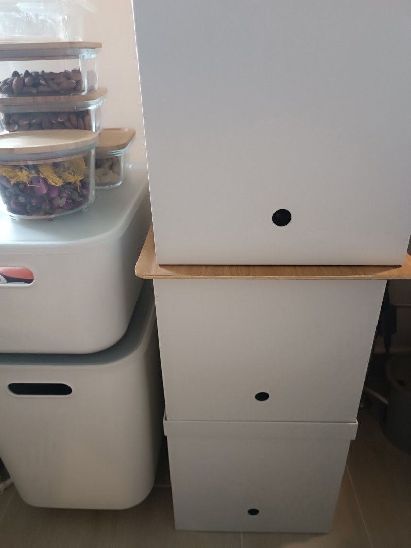 Muji storage box, 傢俬＆家居, 廚具和餐具, 食物整理及儲存 Carousell