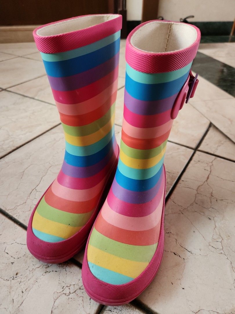 Rainbow rain clearance boots