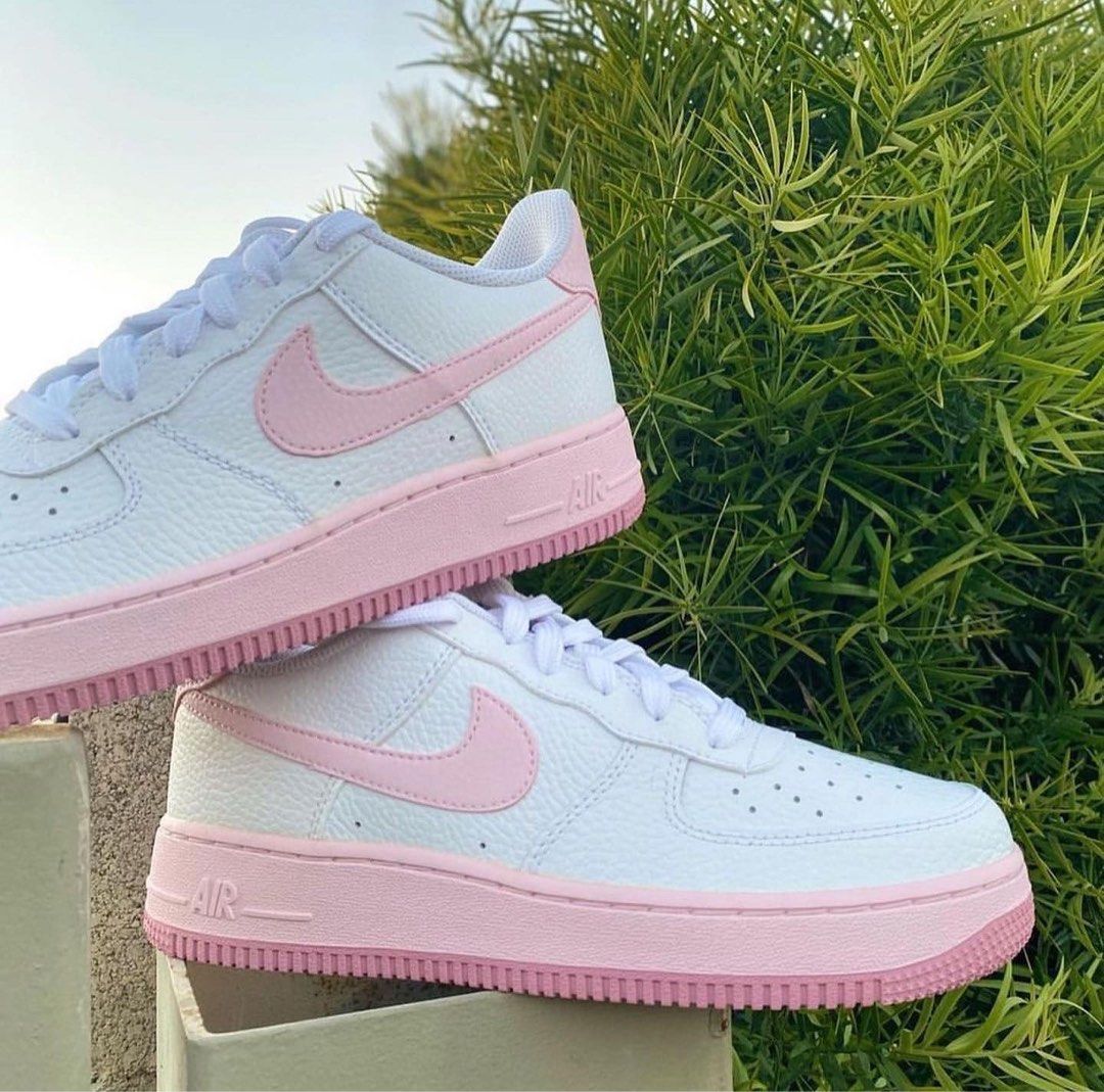 pink foam airforces