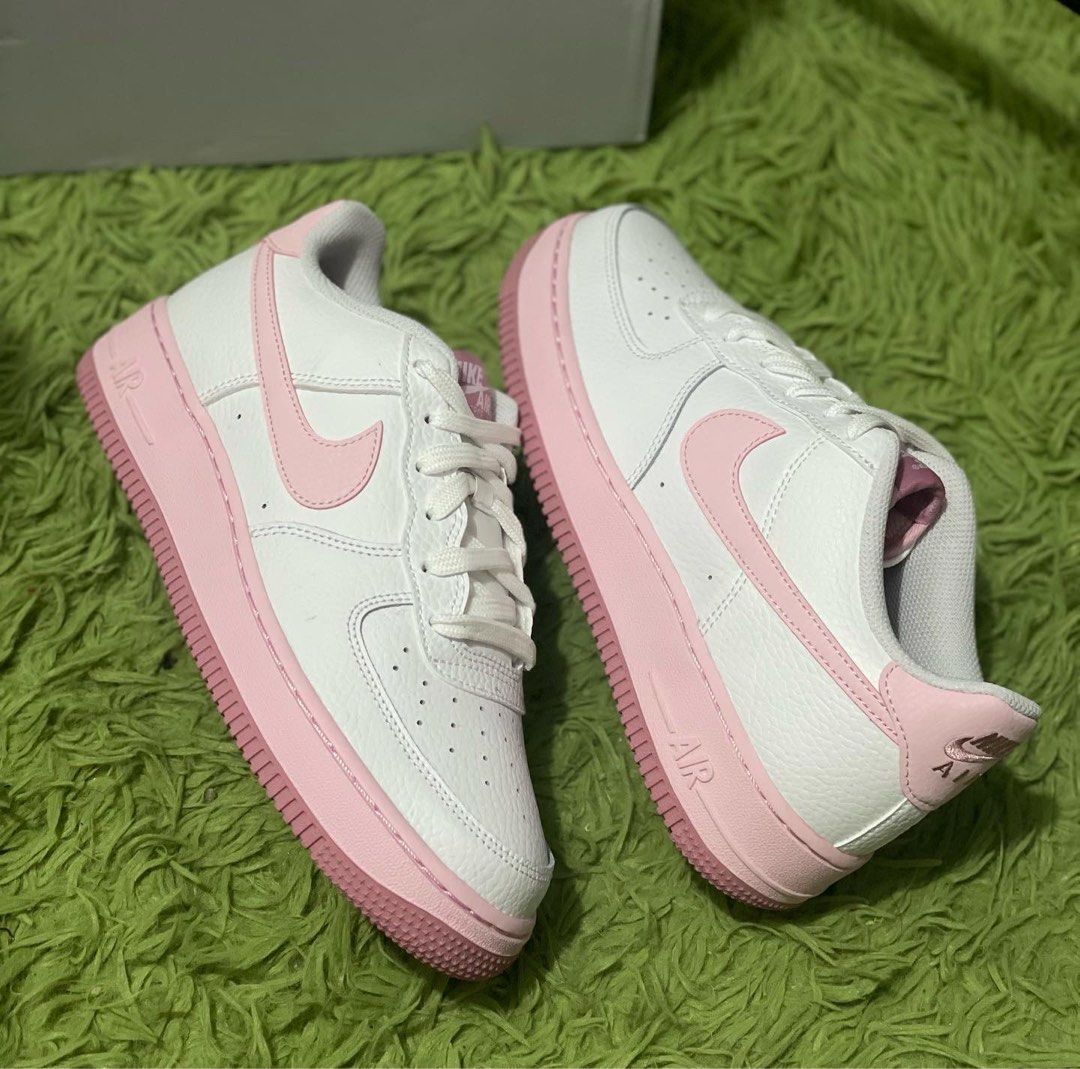 pink foam airforces