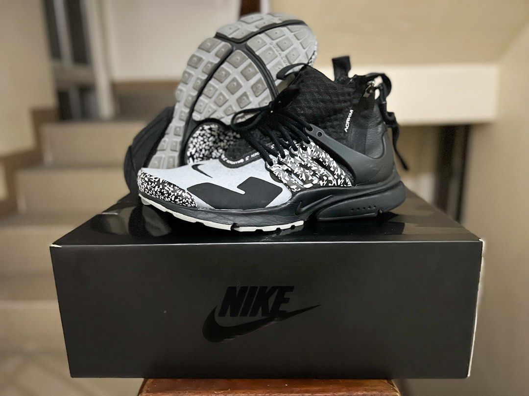 Acronym x nike air presto mid cool grey hot sale