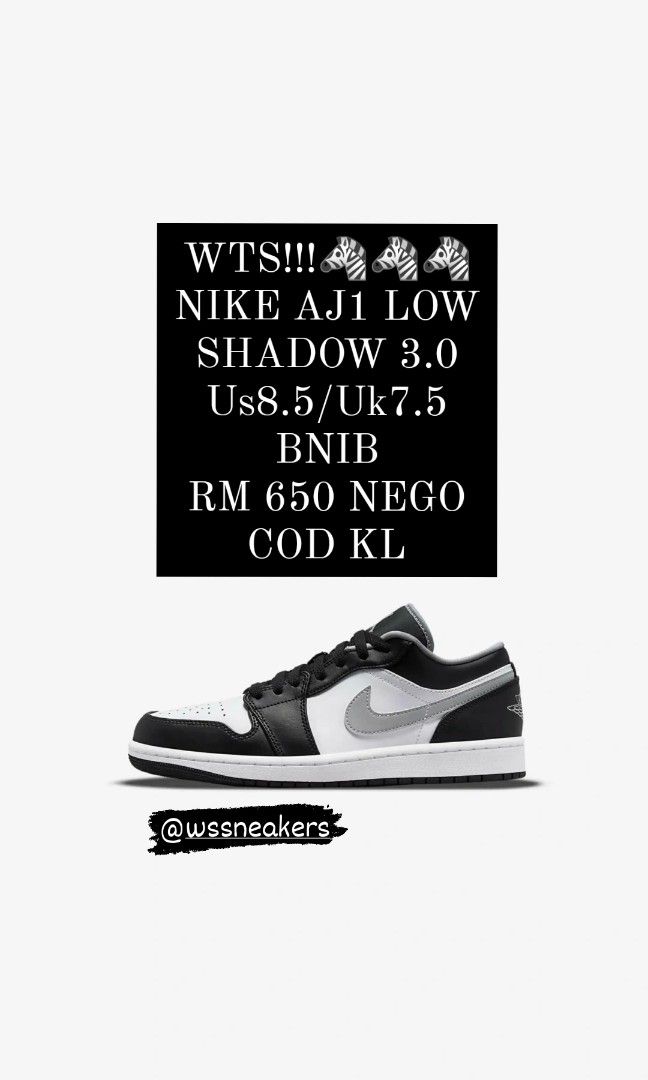 aj1 shadow 2.0 low