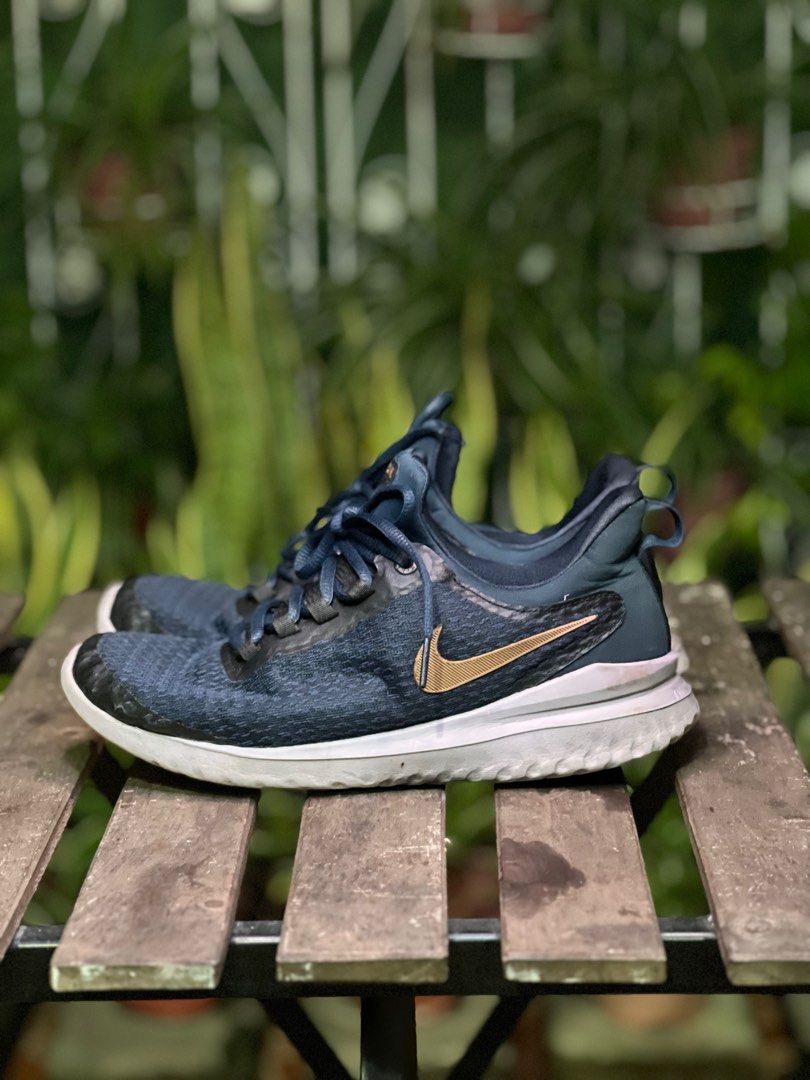 Womens navy blue running shoes sale
