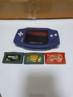 Nintendo Gameboy Advance Unit With 3 Bootleg Games (Nintendo GBA)