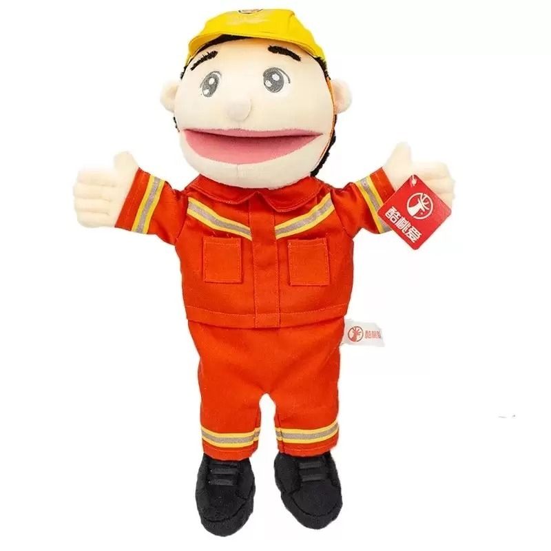 Occupational Hand Puppet-Fire Fighter, Hobbies & Toys, Stationery ...