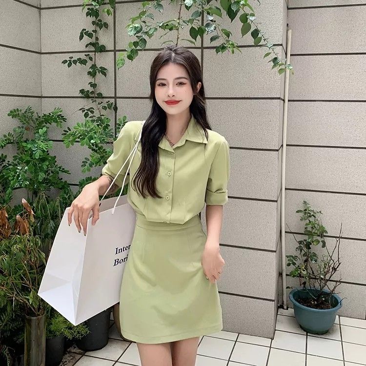 Mini dress casual korea outlet