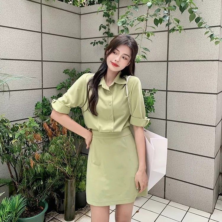Mini dress hotsell casual korea