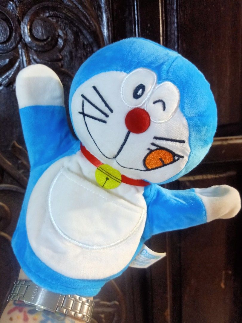 ORIGINAL DORAEMON HAND PUPPET (Category: Plushies & Soft Toys) located in Makati City. Submitted by juriexpi (Listing ID 1227415757, Image 2). Description: 🔥ORIGINAL DORAEMON HAND PUPPET🔥 ✅brand new condition ✅with authentic Doraemon tag.