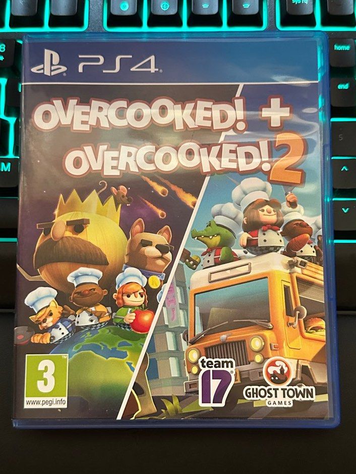 PS4 Overcooked 1 + Overcooked 2 Double Pack , Video Gaming, Video Games ...