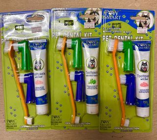 Paw Smart Pet Toothbrush Toothpaste Set