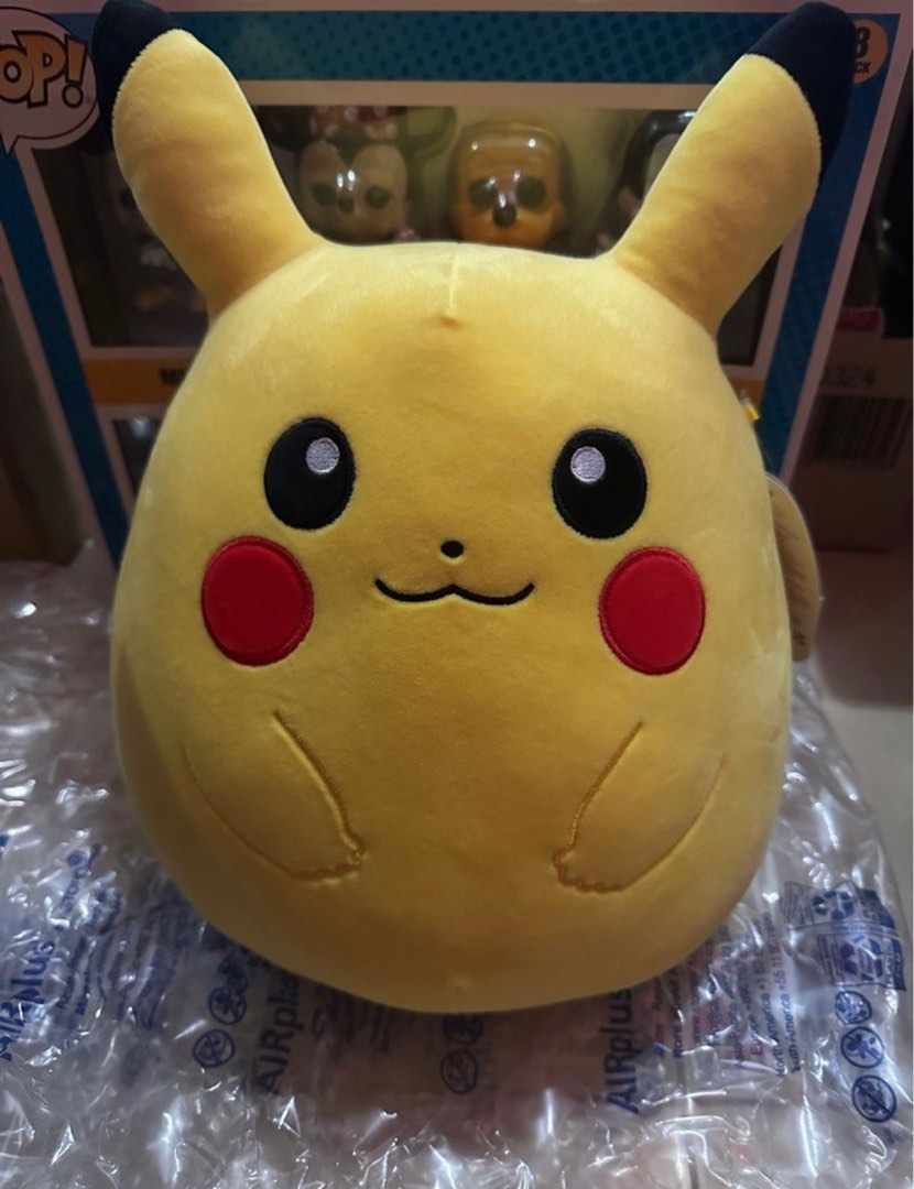 Pikachu Squishmallow, Hobbies & Toys, Toys & Games on Carousell