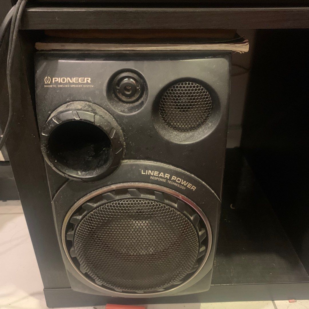 Pioneer magnetic shielded speaker system on sale