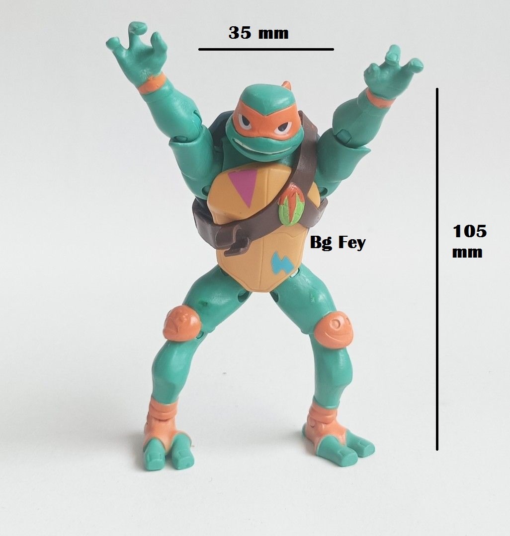 Lot Figurines Teenage Mutant Ninja Turtles – Playmates – Échelle 1:18, 1990